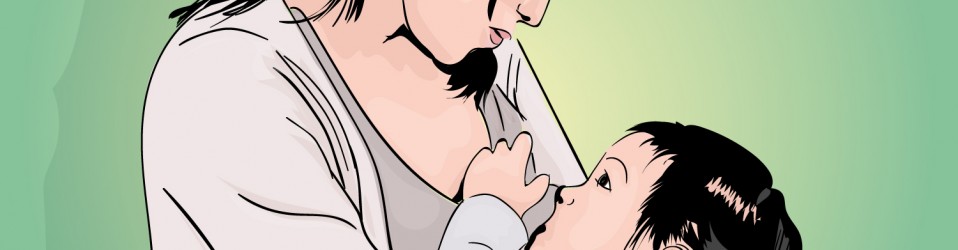 Breastfeeding infant